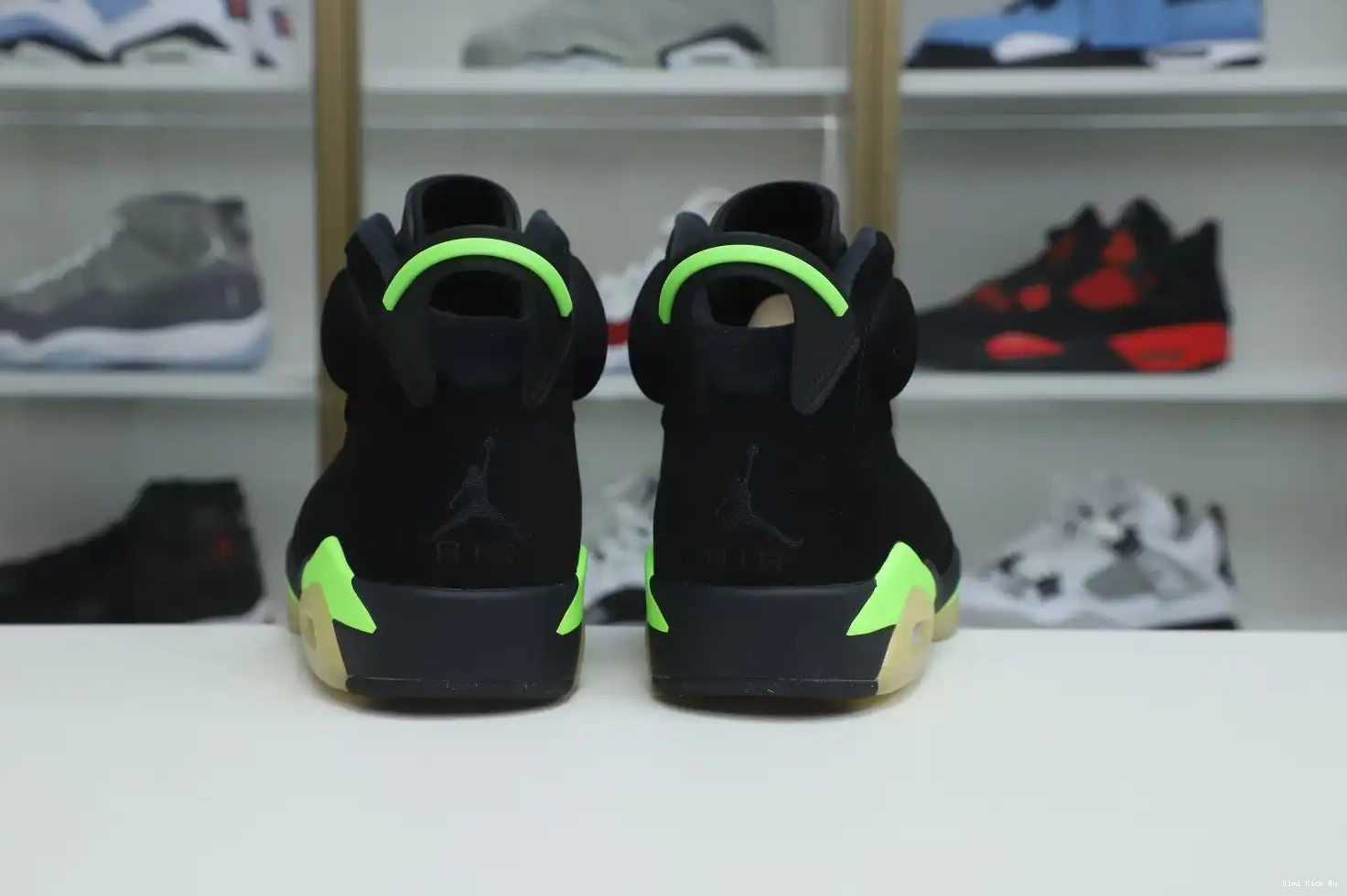 GREEN' RETRO 6 'ELECTRIC AIR Kimikick JORDAN 0815